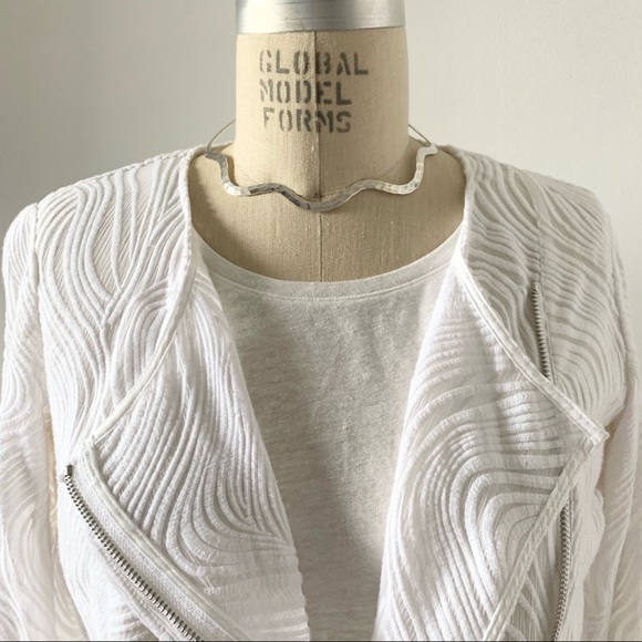 Sterling Silver Sculpted Wave Choker Necklace - Picture 3 of 8